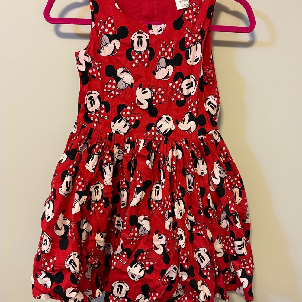 Disney Red Minnie Mouse Casual Dress